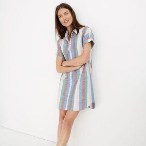 Madewell Central Shirtdress in Flagstaff Stripe
